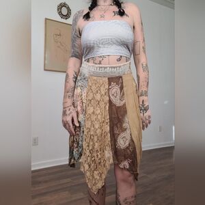SOLD.  Fairy core 90s rave midi skirt